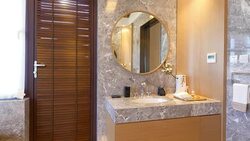 interior of modern washroom 4k Stock Footage