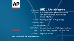 Car museum boasts new exhibits and exterior after multi-million dollar refurb Instructional Video