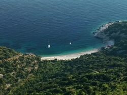 HD: Remote beach Stock Footage