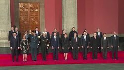 VOICED : Francisco Pena Nieto at the National Palace News Clip