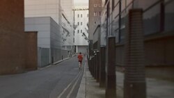 Urban Running. Stock Footage