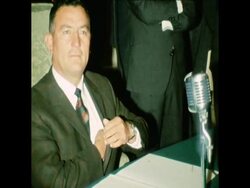 SYND 27 4 69 PRESIDENT BARRIENTOS PRESS CONFERENCE FILE News Clip