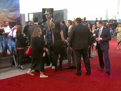Daniel Craig, Jon Favreau at the Cowboys & Aliens UK Premiere at London England. (Footage by WireImage Video/Getty Images Entertainment Video) Stock Footage
