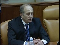 Comments by acting prime minister Vice Premier Ehud Olmert News Clip