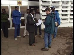 Views of Mount Nyiragongo + aid delivery at Sake News Clip