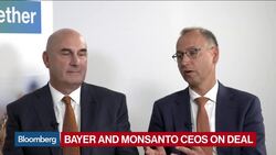 Bayer, Monsanto CEOs on $66 Billion Merger News Clip