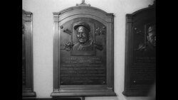 Casey Stengel Inducted into Baseball Hall of Fame Stock Footage