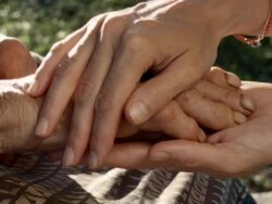 Holding Hands Stock Footage