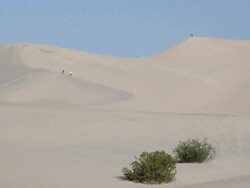 Desert dunes in Death Valley Stock Footage