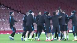 CLEAN : Football Enrique ready to dazzle Arsenal with magic trio News Clip