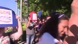 VOICED : Hillary Clinton becomes presumptive Democratic nominee News Clip