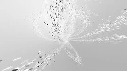 Abstract Background Particles Loop White HD Stock Footage