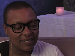 Me'shell Ndegeocello Interview (clip 3) Stock Footage