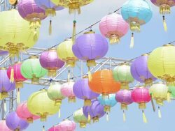Chinese lanterns Stock Footage