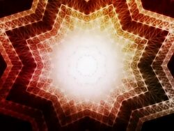 Kaleidoscope star shape loop Stock Footage