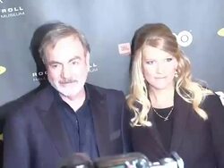 Neil Diamond at 28th Annual Rock and Roll Hall Of Fame Induction Ceremony - Arrivals 4/18/2013 in Los Angeles, CA.(Footage by WireImage Video/Getty Images Entertainment Video) Stock Footage
