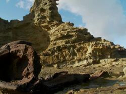 Rock formation Stock Footage