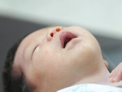 Sleeping baby Stock Footage