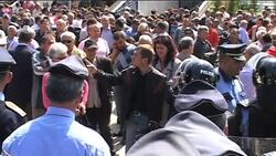 Protest at decision to include uncounted votes in election result News Clip