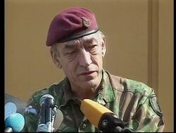 KOSOVO: US-UN AMBASSADOR HOLBROOKE VISIT News Clip