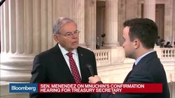 Sen. Menendez: Not Happy With Mnuchin Answers on OneWest News Clip