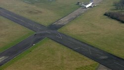 Aerials of Top Gear studios at Dunsfold Aerodrome News Clip
