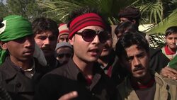 Sunni muslim cleric addresses thousands of anti-govt protesters News Clip