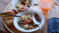 Breakfast food Stock Footage