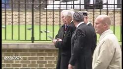 Rival leaders at the Cenotaph to mark VE Day News Clip