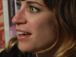 Nicole Atkins Interview (clip 1) Stock Footage
