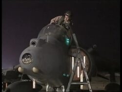 British Harrier jets from base in Kuwait News Clip