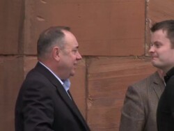 Alex Salmond Leaves Second Referendum Debate News Clip