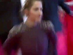 Minka Kelly at "PUNK: Chaos To Couture" Costume Institute Gala Stock Footage