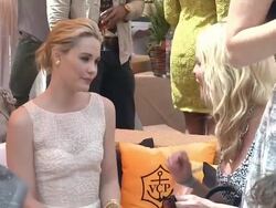 Leslie Bibb at The Fifth Annual Veuve Clicquot Polo Classic Stock Footage