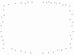 HEART - pure black dots (TRANSITION) Stock Footage