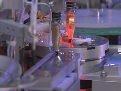 High-Tech production Line Stock Footage
