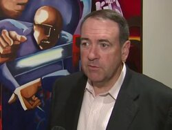 INTERVIEW: Former Arkansas Govenor Mike Huckabee how he and Tippin came together to help make this CD happenÃ‰ Stock Footage