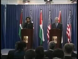 WRAP Rice meets Abbas in Ramallah, joint presser News Clip