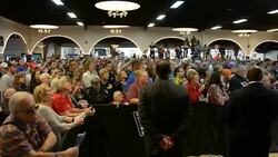 Trump Rally All Access Waterloo Iowa October 27 2015 Stock Footage