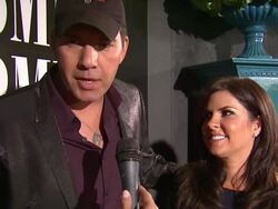 INTERVIEW: Rodney Akins on being here with his dad Rhett Akins at the 59th Annual BMI Country Awards at Nashville TN.  Stock Footage