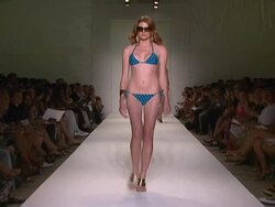 Tibi - Runway - MBFW Miami Swim Stock Footage