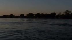 Sunset over Zambezi River News Clip