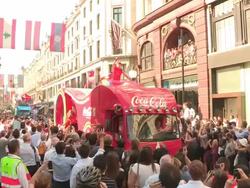 Olympic Torch Relay - Day 69 Stock Footage