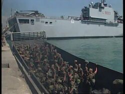 ALBANIA: MULTINATIONAL SECURITY MISSION: ARRIVAL OF TROOPS UPDATE (2) News Clip