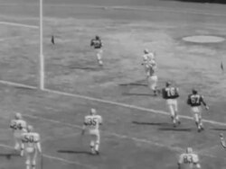 Football highlights of 1961 Stock Footage