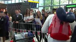 Joe Joyce At Heathrow Airport News Clip