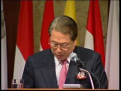 Foreign Min's speech at EU Chamber of Commerce, sot on NKorea tension News Clip