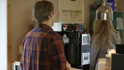 Buying a Coffee Stock Footage