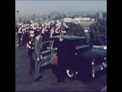 SYND 8-1-72 PRESIDENT NIXON MEETS JAPANESE PRIME MINISTER SATO News Clip