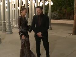 Nicole Richie, Joel Madden at LACMA Hosts 2013 Art + Film Gala Honoring David Hockney And Martin Scorsese Presented By Gucci Stock Footage